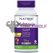 Melatonin [Fast Dissolve] (60 шт по 10 мг), Natrol