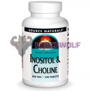 Inositol & Choline (100 шт по 800 мг), Source Naturals