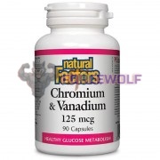 Chromium & Vanadium (90 шт), Natural Factors
