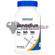 Vanadium [with Chromium] (180 шт), Nutricost
