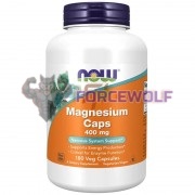 Magnesium капс 400 мг (180 шт), NOW Foods