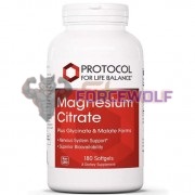 Magnesium Citrate [plus Glycinate & Malate] (180 шт), Protocol For Life Balance