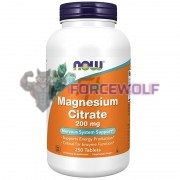 Magnesium Citrate (250 шт по 1330 мг), NOW Foods