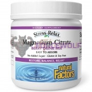 Magnesium Citrate [Powder] (250 гр: 75 порций), Natural Factors