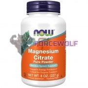 Magnesium Citrate [Pure Powder] (227 гр: 76 порций), NOW Foods