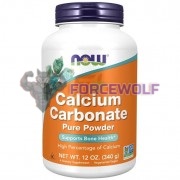 Calcium Carbonate [Pure Powder] (340 гр: 200 порций), NOW Foods