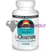 L-Ornithine Powder [Free-Form] (100 гр), Source Naturals